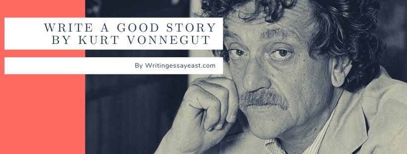 Banner dedicated to an article How to write a Good Story by Kurt Vonnegut